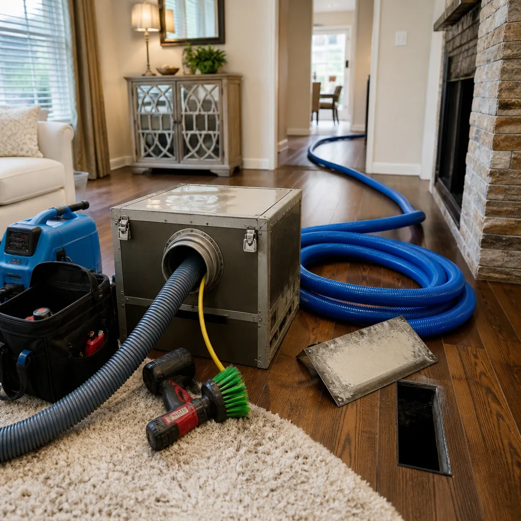 Whole-home duct cleaning